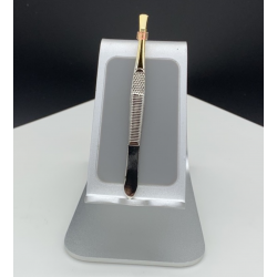 Пінцет для брів позолота  - 975