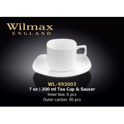 Wilmax Чашка чайна&блюдце 200мл Color WL-993003/1C