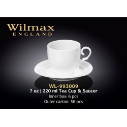 Wilmax Чашка чайна&блюдце 220мл Color WL-993009R/1С