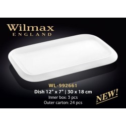 Wilmax Блюдо прямокутне з-полями 30х18см WL-992661
