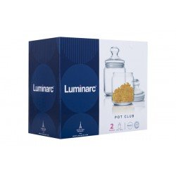 Банка LUMINARC CLUB Банка для продуктов набор 2х0.75 л. - P1425