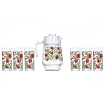 Набір для напоїв 7предметів  Fresh Blooms LUMINARC - P4816