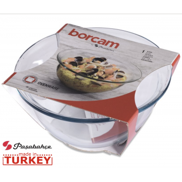 Салатник-форма жароміцний 26.5 см. 3л.  BORCAM PAŞABAHÇE - 59614