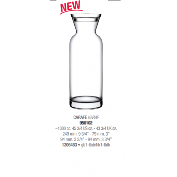 Графін-Декантер з скляною кришкою 1300мл. Village Pasabahce - 950102