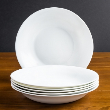Тарілка глибока 23 см. HoReCa White Moon BORMIOLI-ROCCO - 480180F27321990