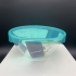 Салатник скляний з кришкою 17см. Keepn Box Lagoon Luminarc - P3672