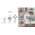Цукорниця висока 25 см. Diamond Pasabahce - 97242