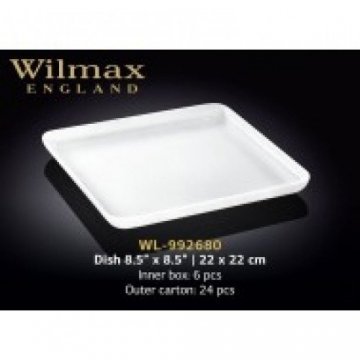 Wilmax Блюдо квадратне 22x22см WL-992680