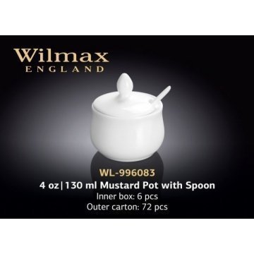 Гірчичниця з ложкою 130 мл. - WL-996083